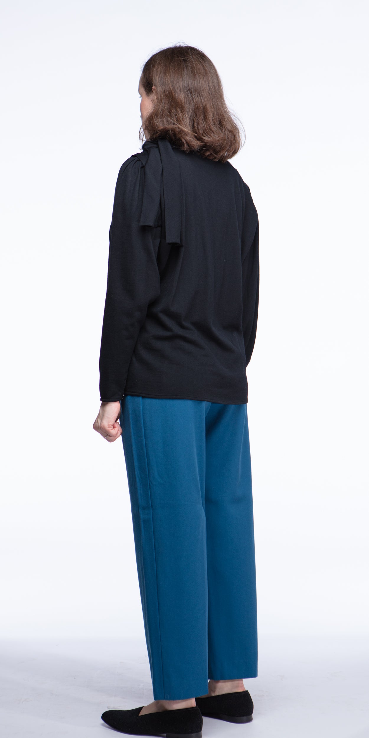 Emanuel Ungaro draped wool top