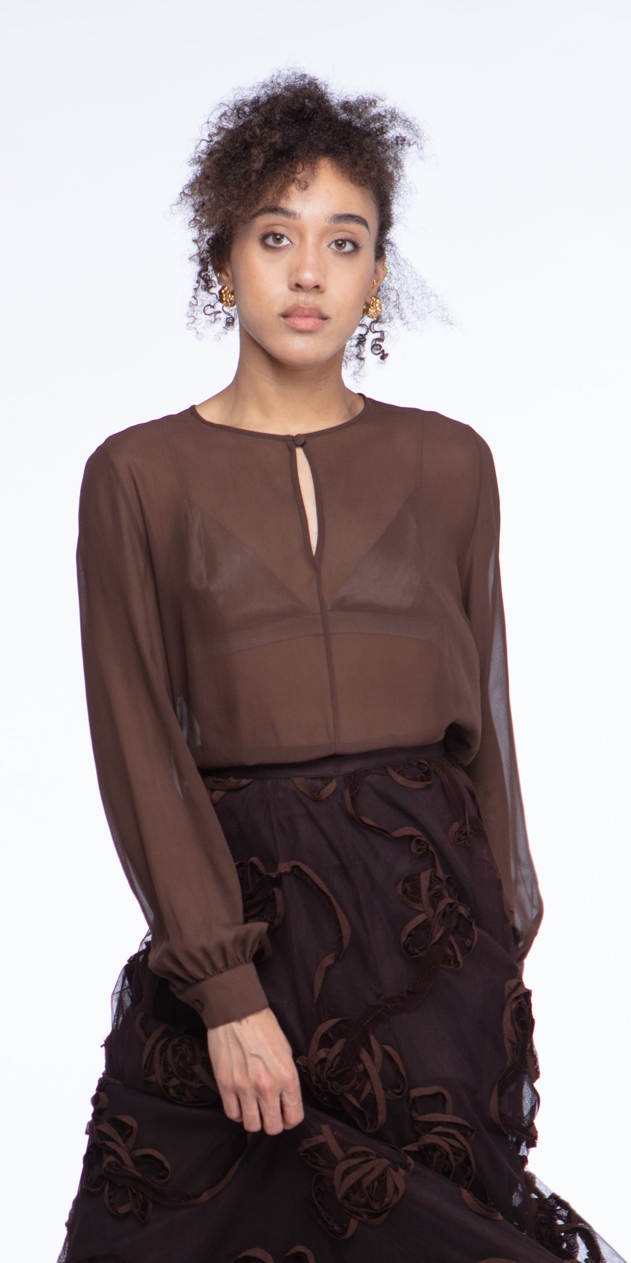 Valentino chiffon blouse