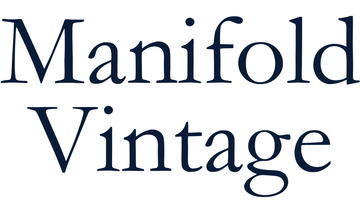 Manifold Vintage gift card